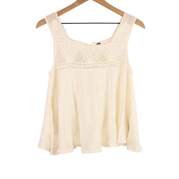 Free People Costa Mesh Open Back Tank, medium - Picture 1 of 6